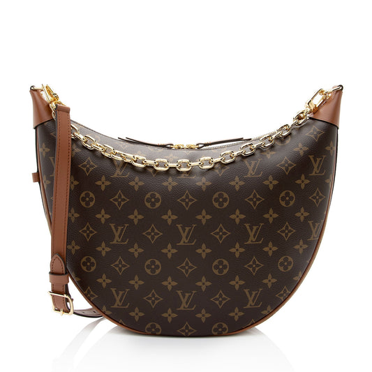 Louis Vuitton Monogram Canvas Loop Hobo (SHF-qc2piY)