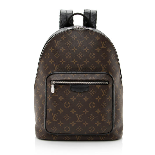 Louis Vuitton Monogram Canvas Macassar Josh Backpack (SHF-22161)