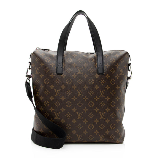 Louis Vuitton Monogram Canvas Macassar Kitan Tote (SHF-20598)