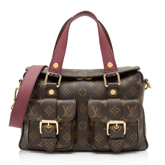Louis Vuitton Monogram Canvas Manhattan NM Satchel (SHF-23296)