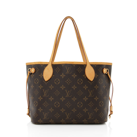 Louis Vuitton Monogram Canvas Neverfull PM Tote (SHF-18384)