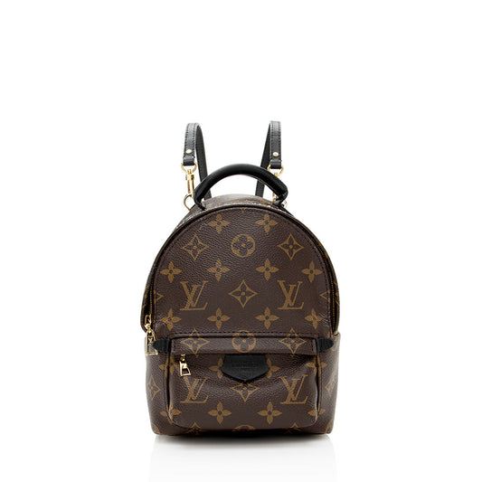 Louis Vuitton Monogram Canvas Palm Springs Mini Backpack - FINAL SALE (SHF-19831)