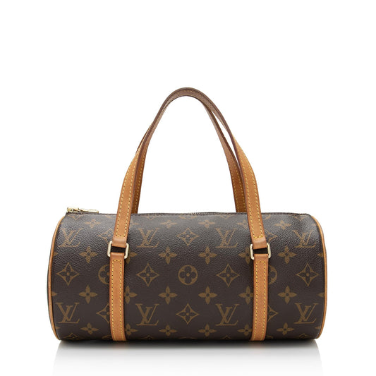 Louis Vuitton Monogram Canvas Papillon 26 Satchel (SHF-22836)