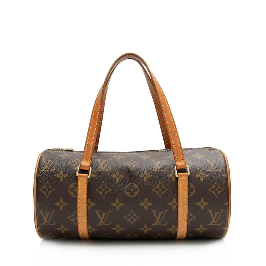 Louis Vuitton Monogram Canvas Papillon 26 Satchel (SHF-23766)