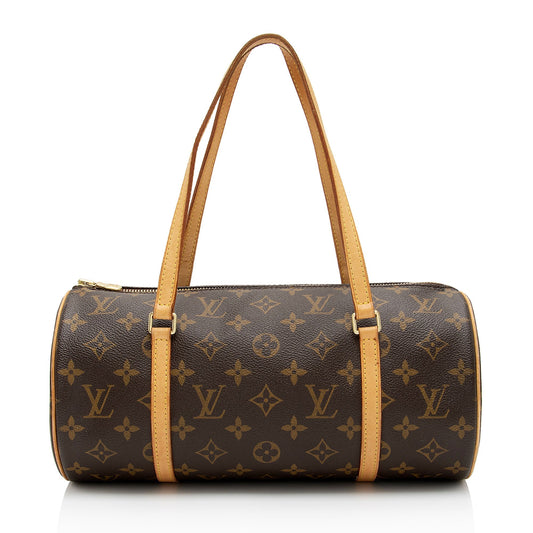 Louis Vuitton Monogram Canvas Papillon 30 Satchel (SHF-GGz7At)
