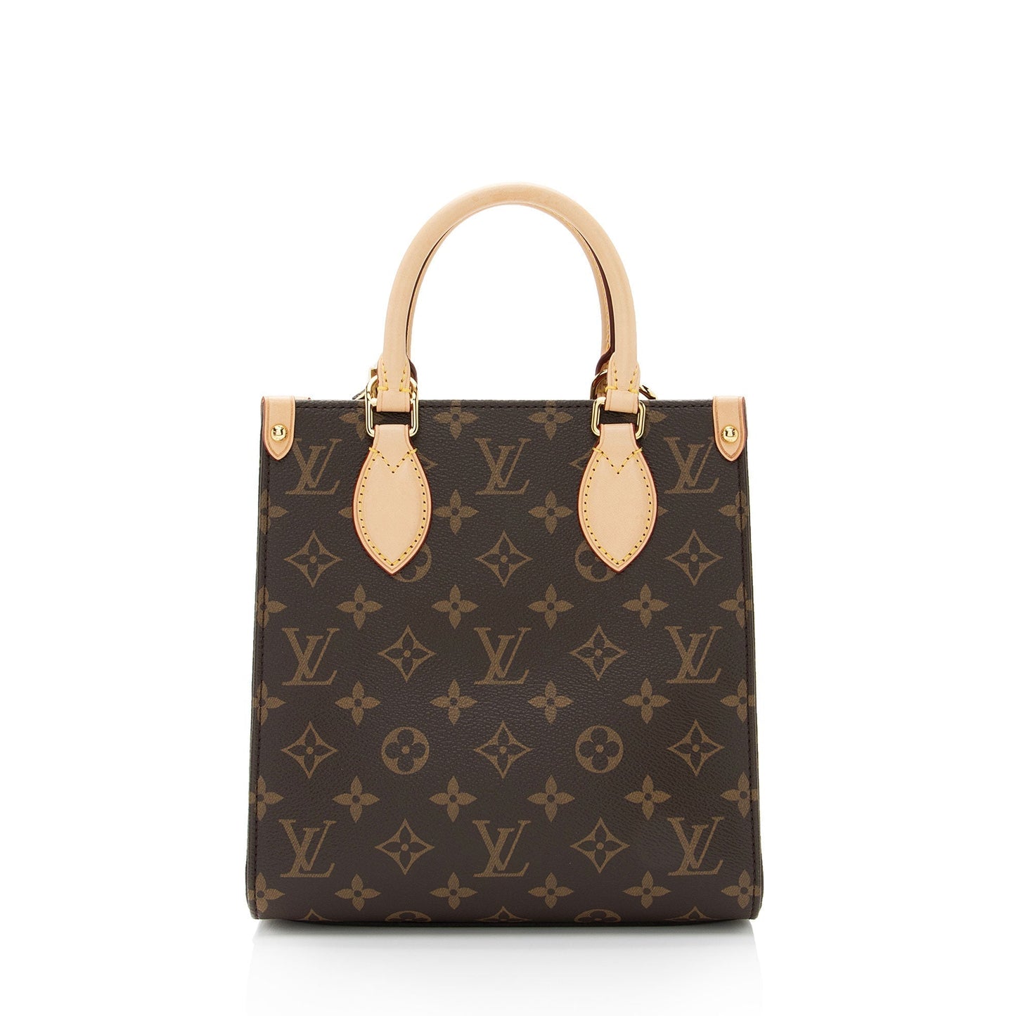 Louis Vuitton Monogram Canvas Sac Plat BB Tote (SHF-CEDheN)