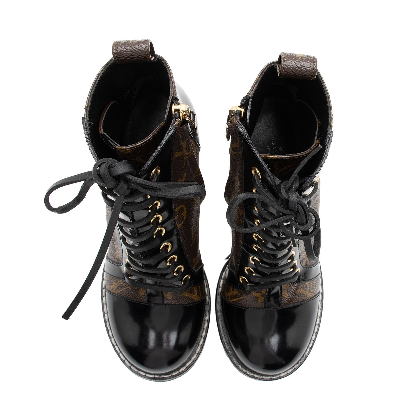 Louis Vuitton Monogram Canvas Star Trail Ankle Boots - Size 8 / 38 (SHF-g0tcFc)