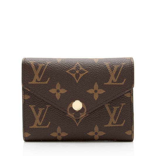 Louis Vuitton Monogram Canvas Victorine Wallet (SHF-QKu2io)