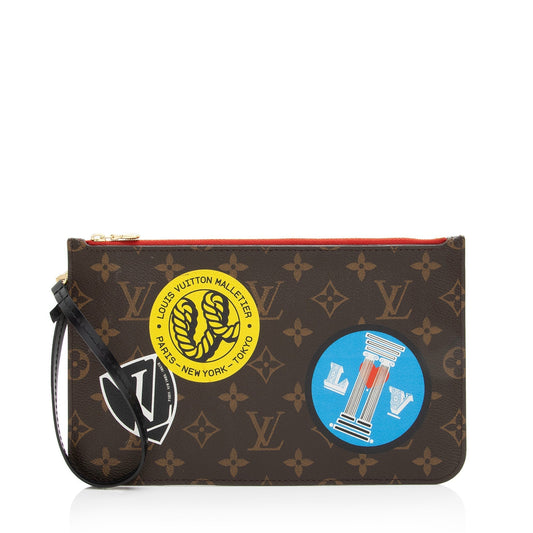 Louis Vuitton Monogram Canvas World Tour Pochette (SHF-23069)