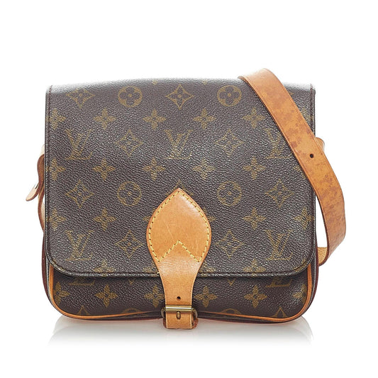 Louis Vuitton Monogram Cartouchiere MM (SHG-32196)