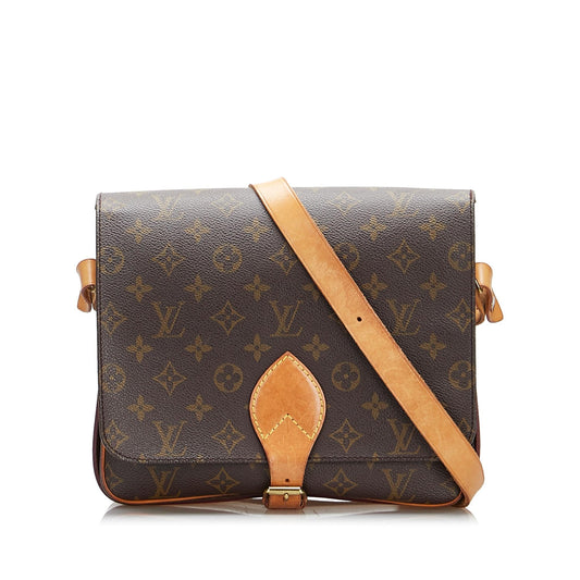 Louis Vuitton Monogram Cartouchiere MM (SHG-Rd05X7)
