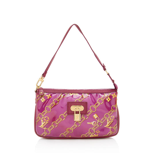 Louis Vuitton Monogram Charms Pochette (SHF-19310)