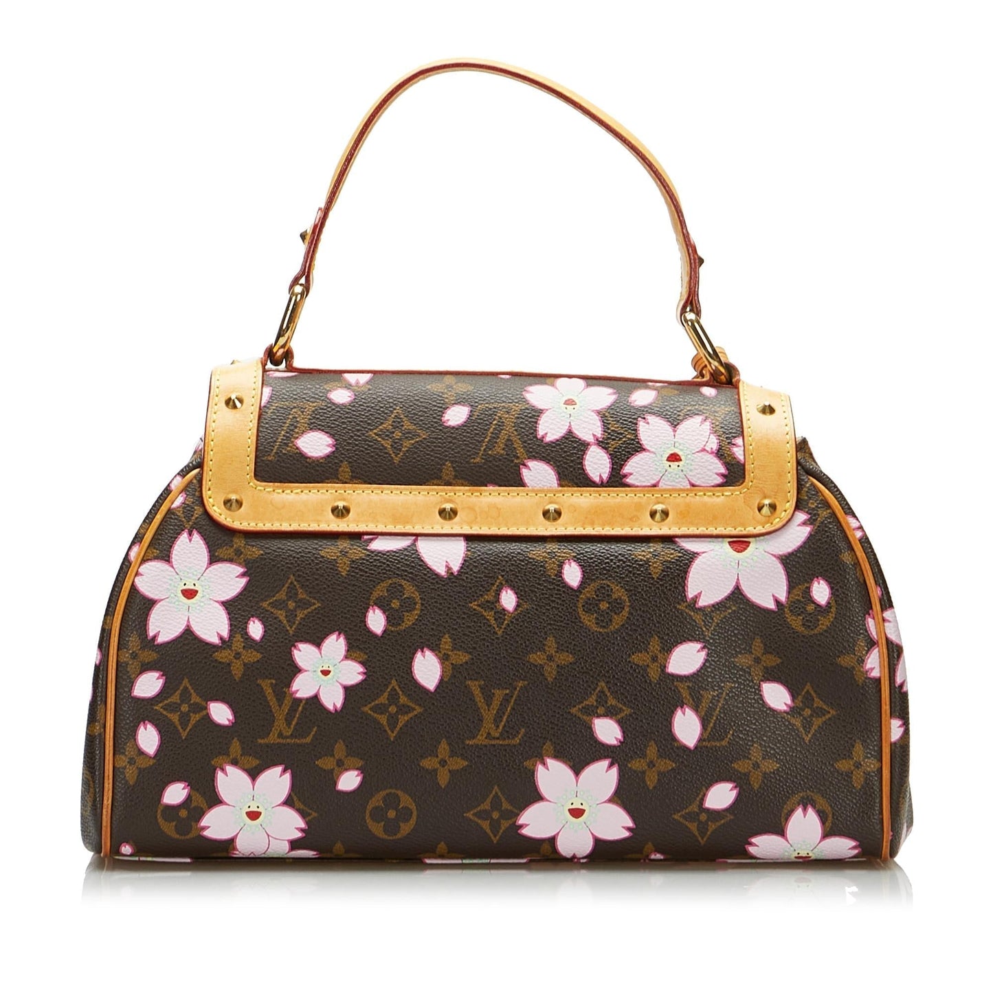 Louis Vuitton Monogram Cherry Blossom Sac Retro Takashi Murakami (SHG-CSyakF)