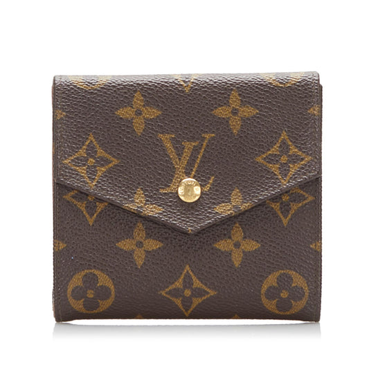 Louis Vuitton Monogram Compact Wallet (SHG-S0an9J)