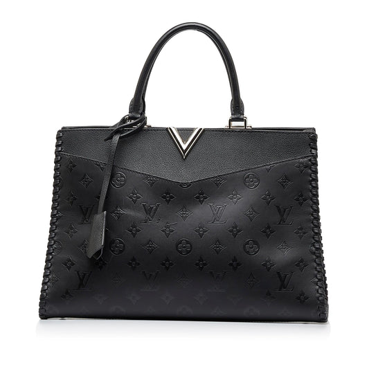 Louis Vuitton Monogram Cuir Plume Very Zipped (SHG-aVJIEx)