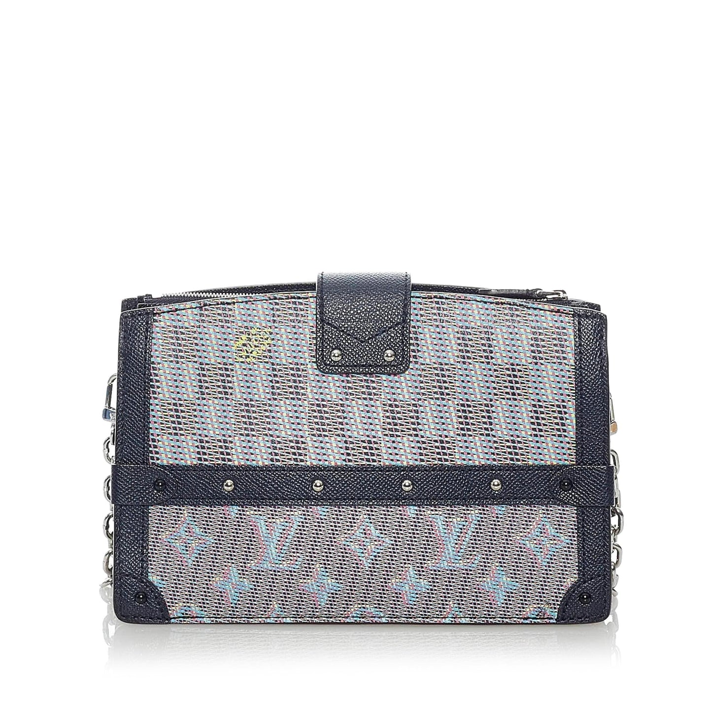 Louis Vuitton Monogram Damier Pop Trunk Clutch (SHG-Mp4tRj)