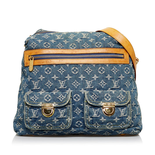 Louis Vuitton Monogram Denim Baggy GM (SHG-d9dmwb)