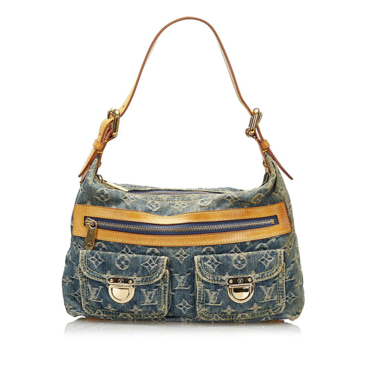 Louis Vuitton Monogram Denim Baggy PM (SHG-35555)