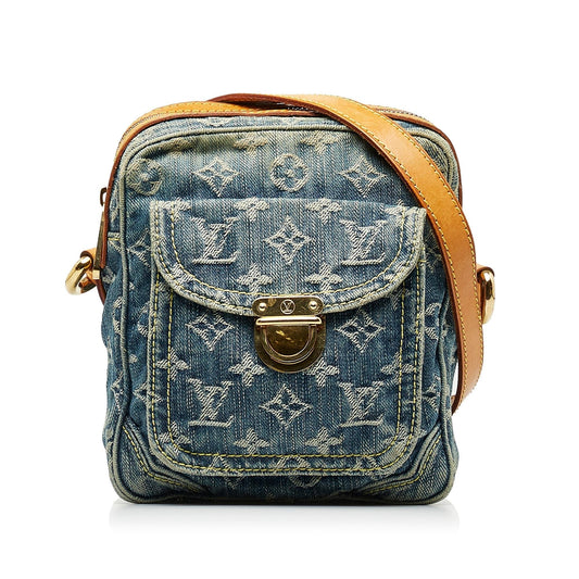 Louis Vuitton Monogram Denim Camera Bag (SHG-ykQse0)