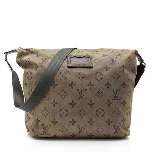 Louis Vuitton Monogram Denim Impression Besace GM Messenger Bag (SHF-23675)