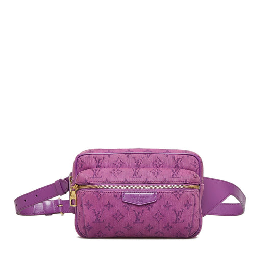 Louis Vuitton Monogram Denim Outdoor Bumbag (SHG-QCbiWL)