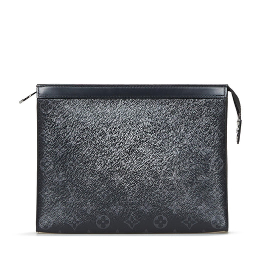 Louis Vuitton Monogram Eclipse Pochette Voyage MM (SHG-s1vW8V)