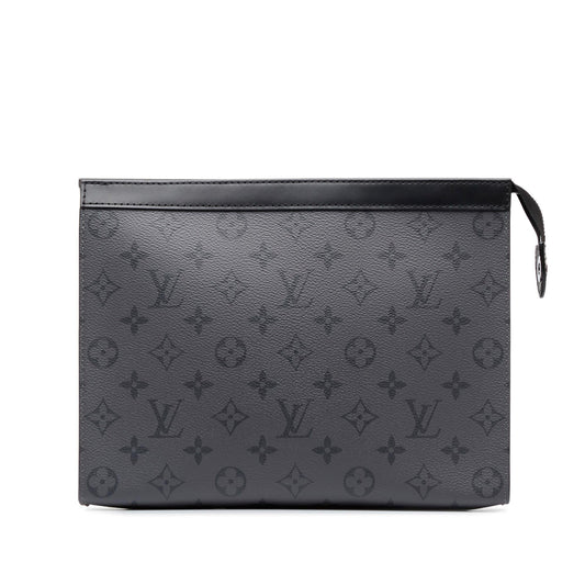Louis Vuitton Monogram Eclipse Pochette Voyage MM (SHG-w7cjZA)
