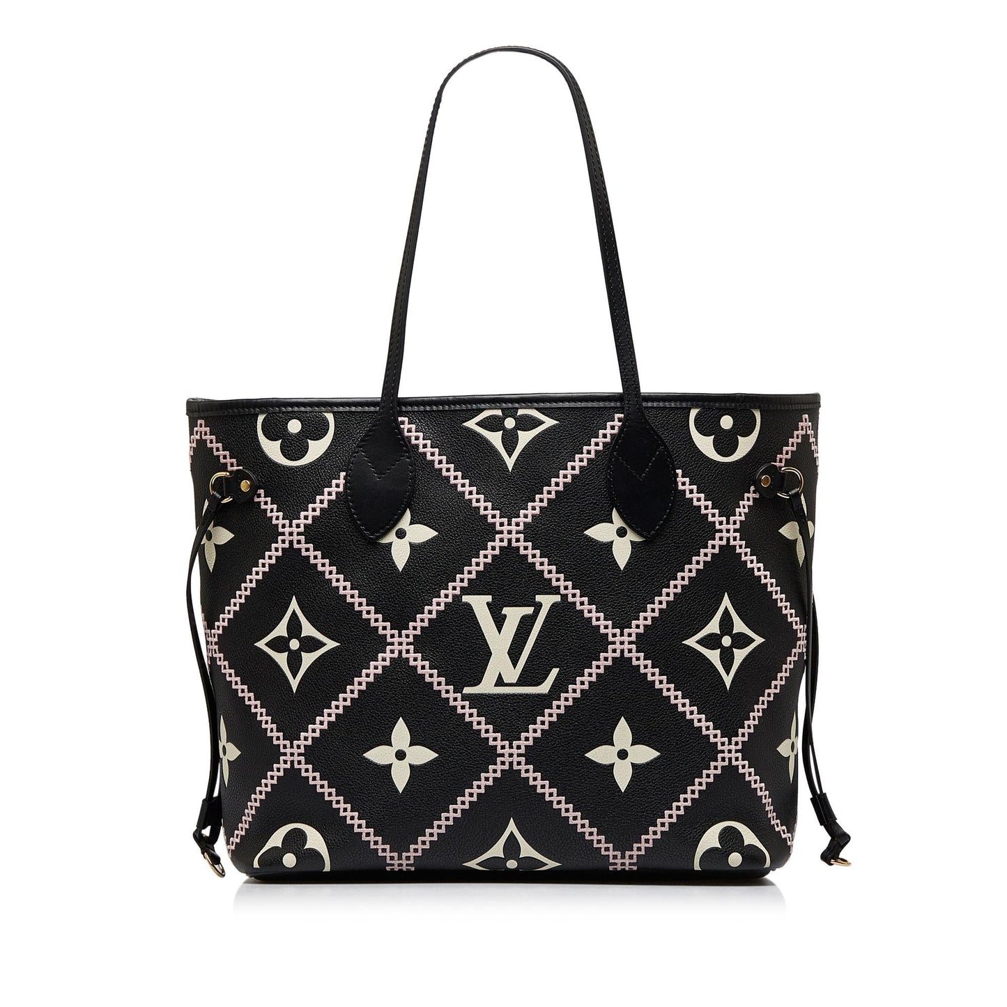 Louis Vuitton Monogram Empreinte Giant Broderies Neverfull MM (SHG-xRWoVc)