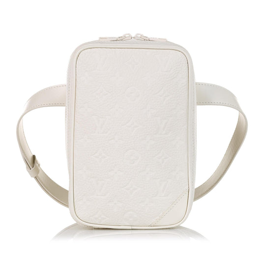 Louis Vuitton Monogram Taurillon Utility Side Belt Bag (SHG-0fvhtN)