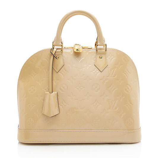 Louis Vuitton Monogram Vernis Alma PM Satchel (SHF-21750)