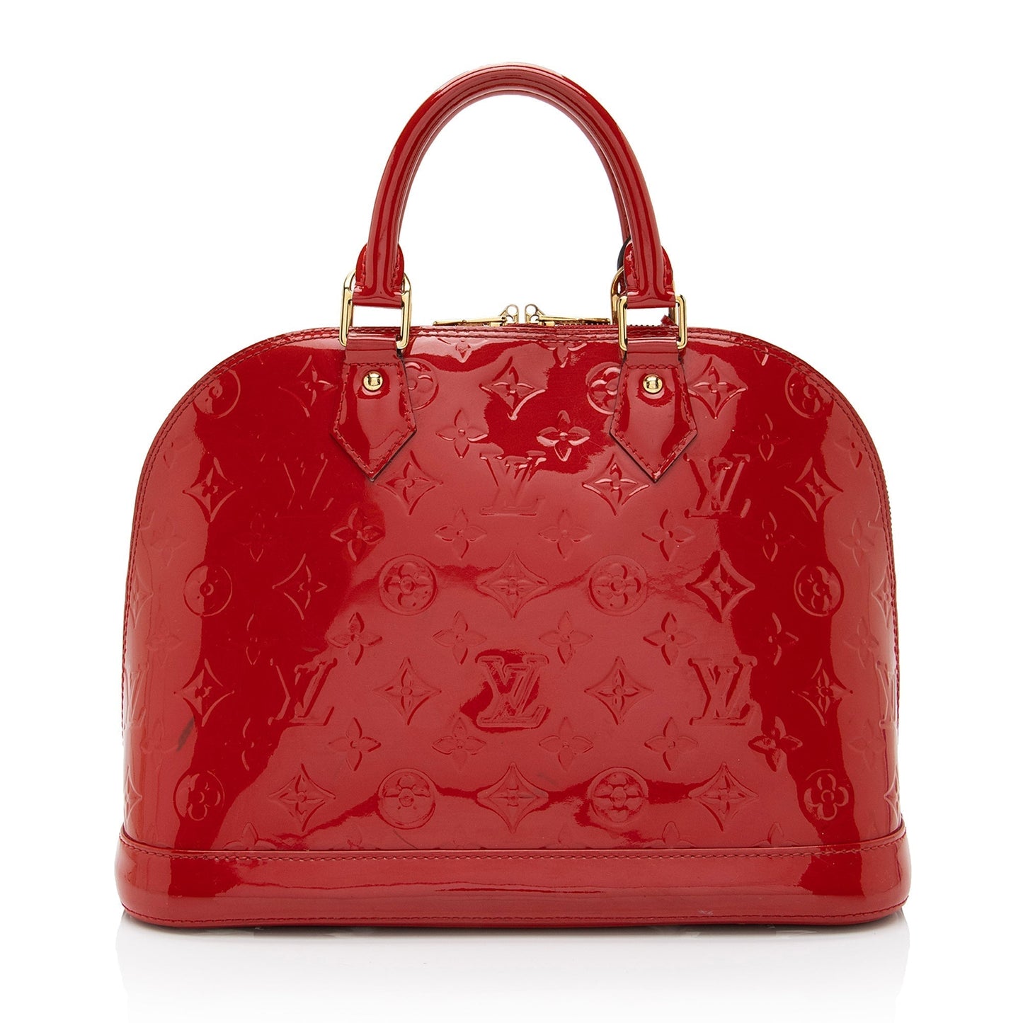 Louis Vuitton Monogram Vernis Alma PM Satchel (SHF-N7kVSA)