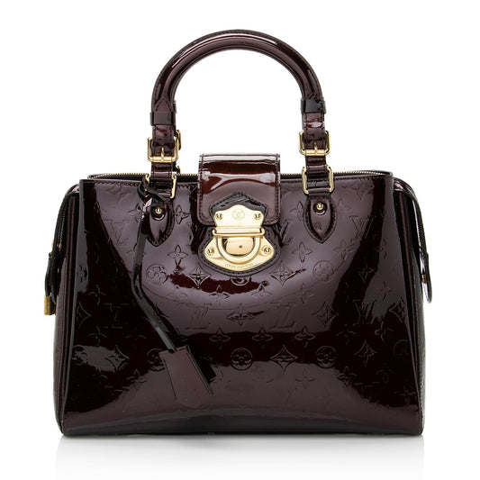 Louis Vuitton Monogram Vernis Melrose Avenue Satchel (SHF-22462)