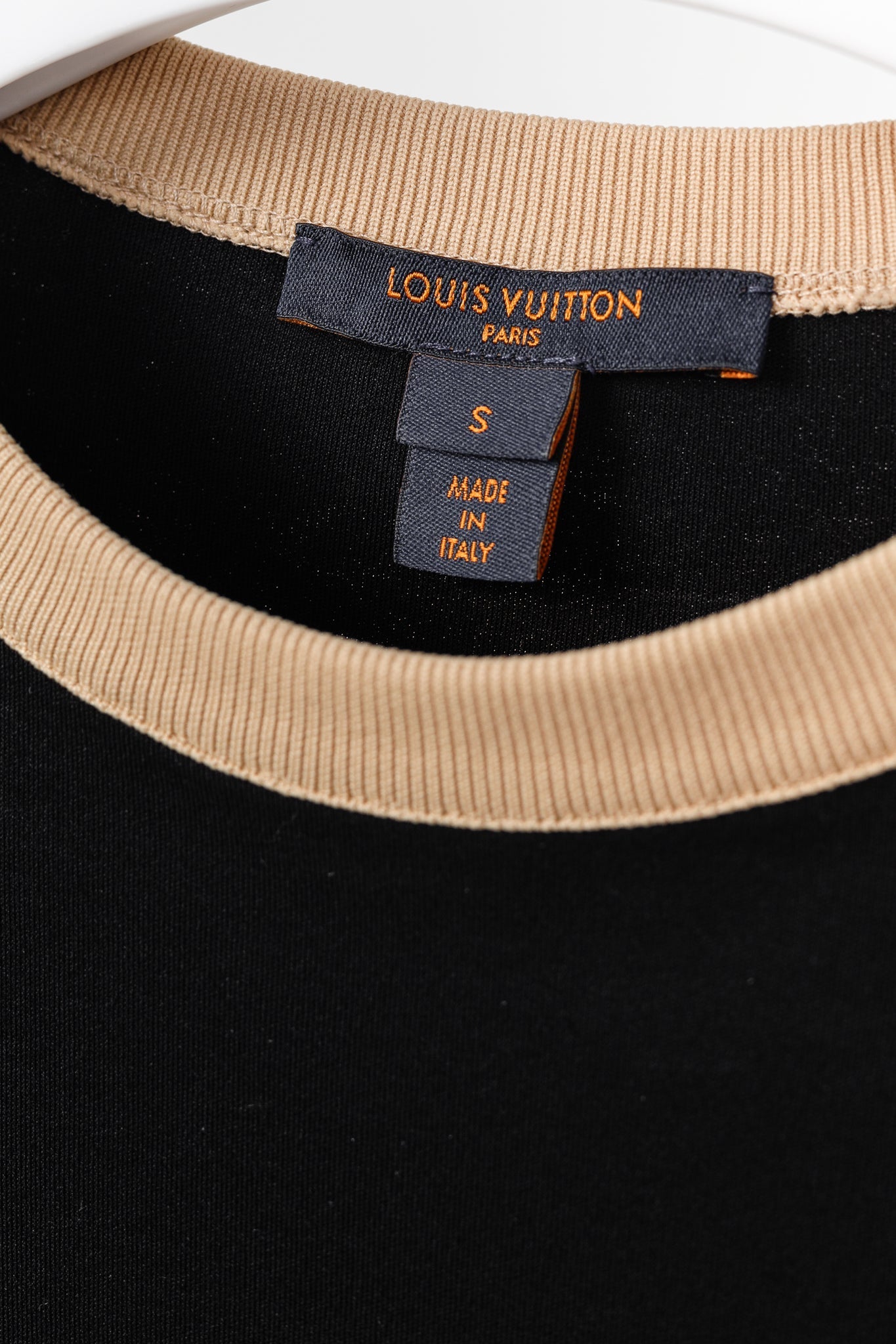 Louis Vuitton Vuittamins Black Cotton Jersey Logo T-Shirt Dress