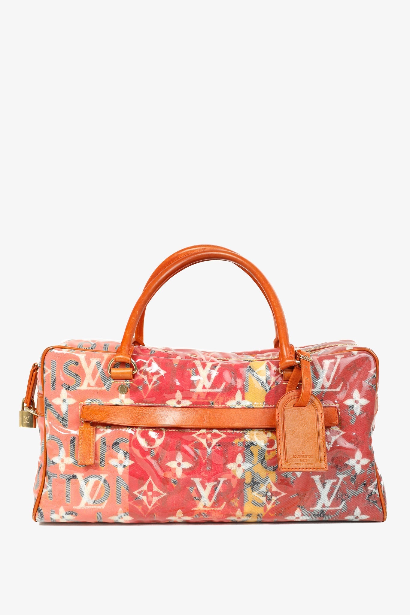 Louis Vuitton x Richard Prince SS/08 Runway Weekender PM Pink Monogram Pulp Bag