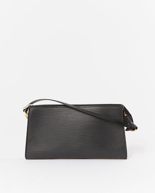 Louis Vuitton Black Epi Leather Pochette Shoulder Bag