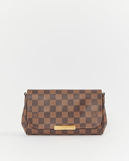 Louis Vuitton Damier Ebene Canvas Favorite PM Crossbody Bag