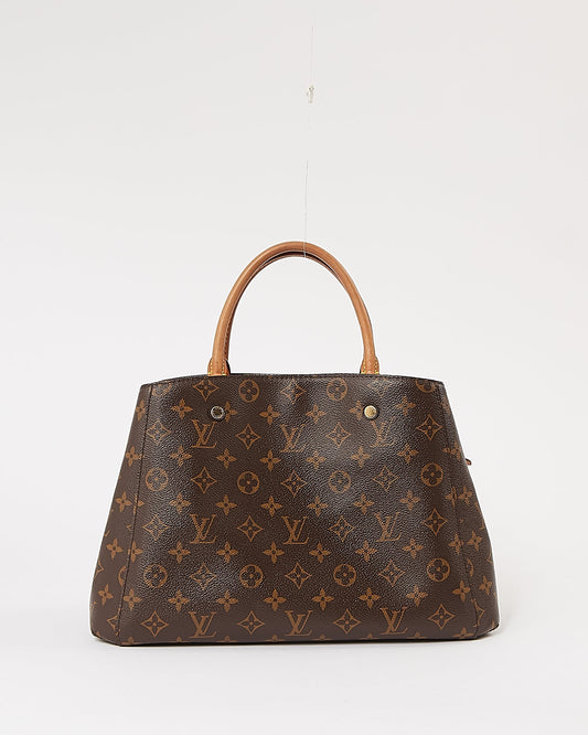 Louis Vuitton Monogram Canvas Montaigne MM Top Handle Bag