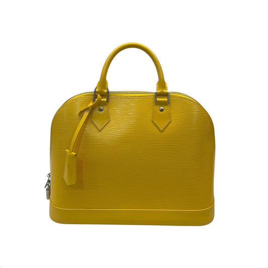 Louis Vuitton Citron Epi Leather Alma MM Bag