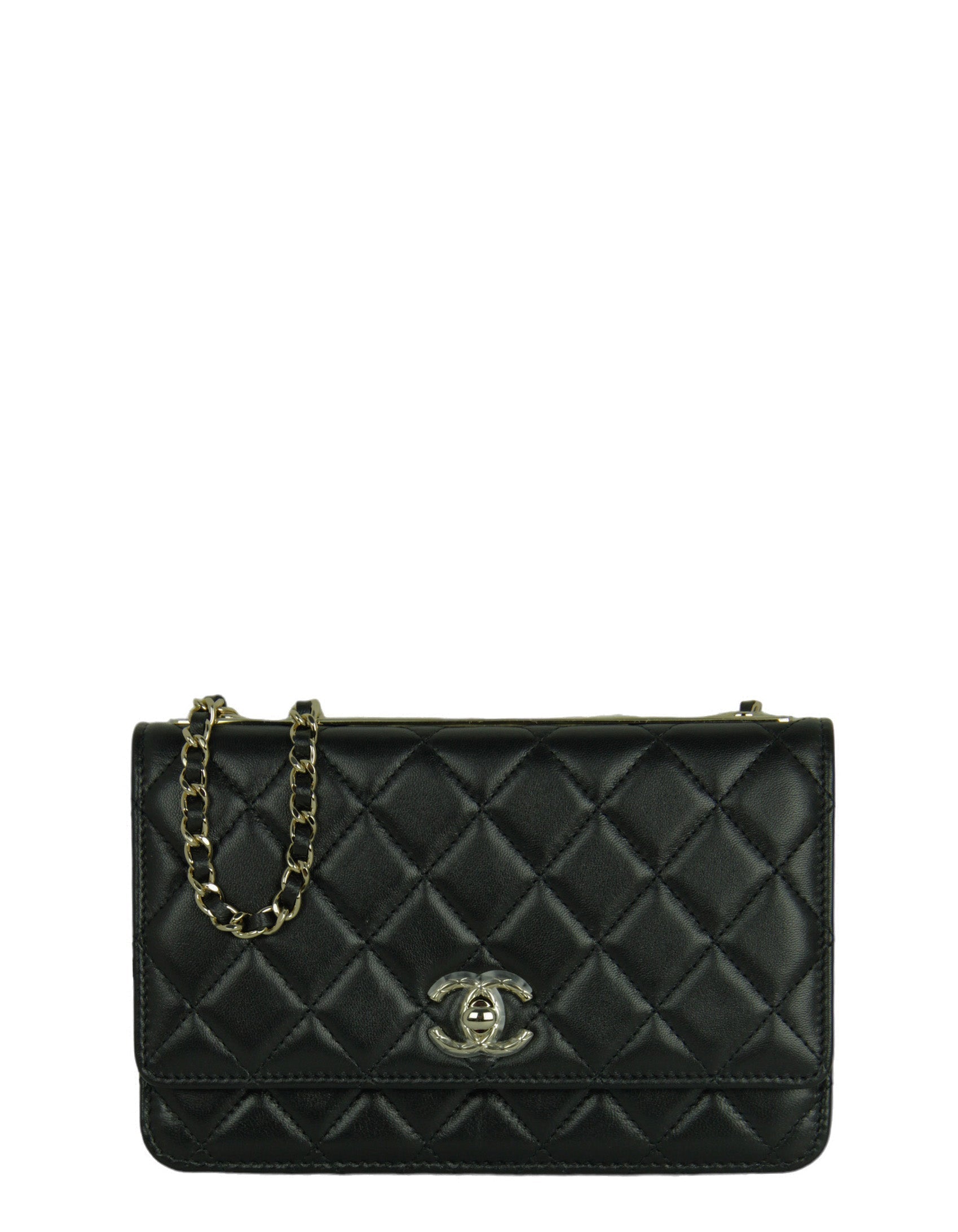 Chanel NEW 2023 Black Quilted Trendy Crossbody Bag - Rovelle Bags