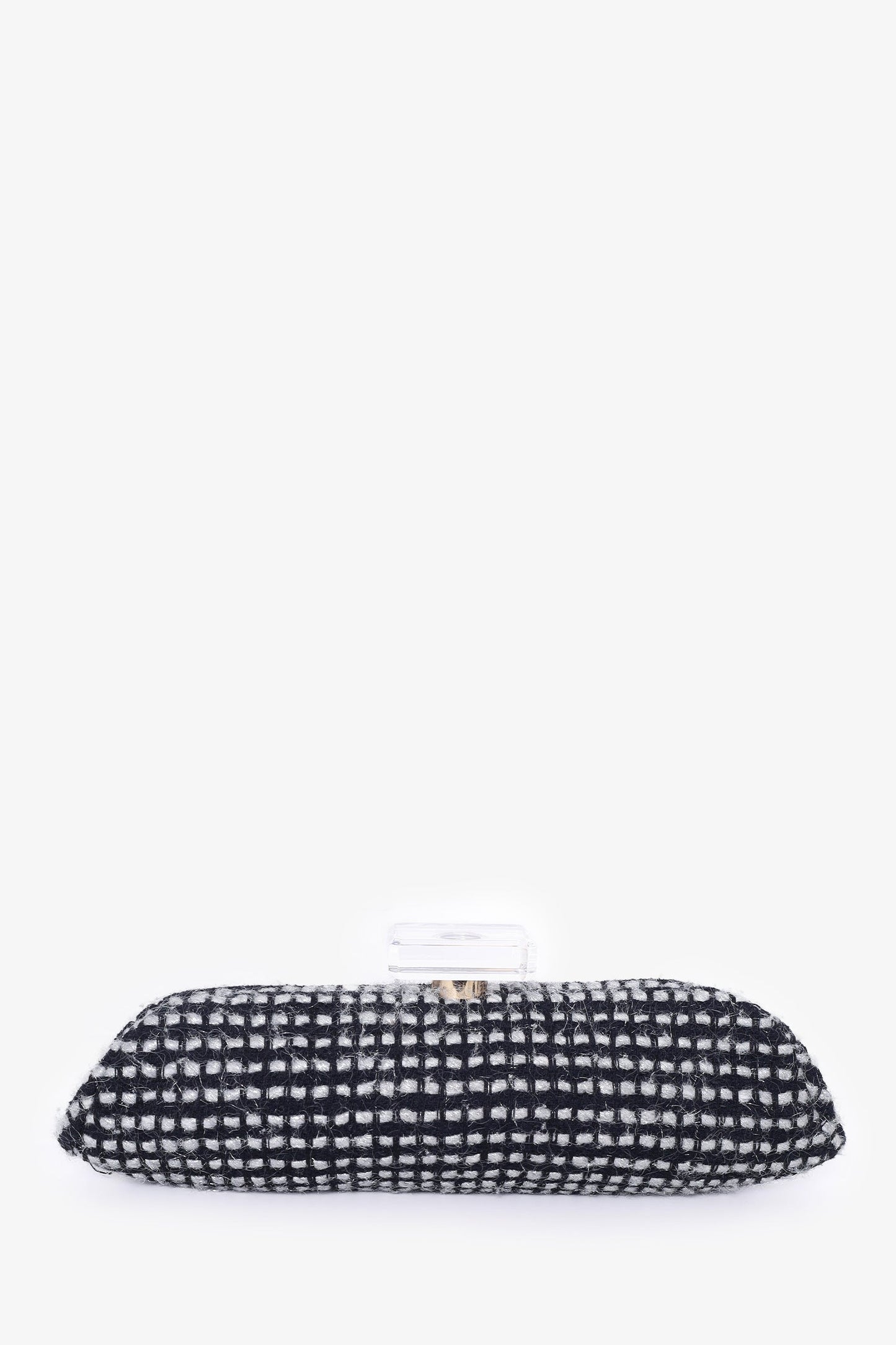Chanel ™ 2002/03 Black/Silver Clutch Bag - Rovelle Bags