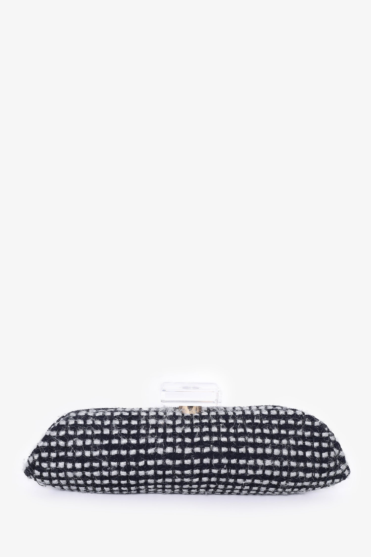 Chanel ™ 2002/03 Black/Silver Clutch Bag - Rovelle Bags