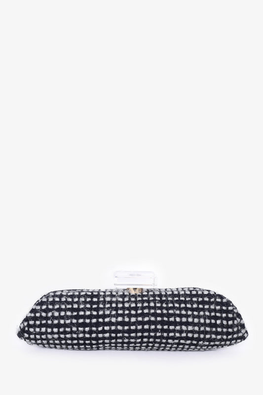 Chanel ™ 2002/03 Black/Silver Clutch Bag - Rovelle Bags