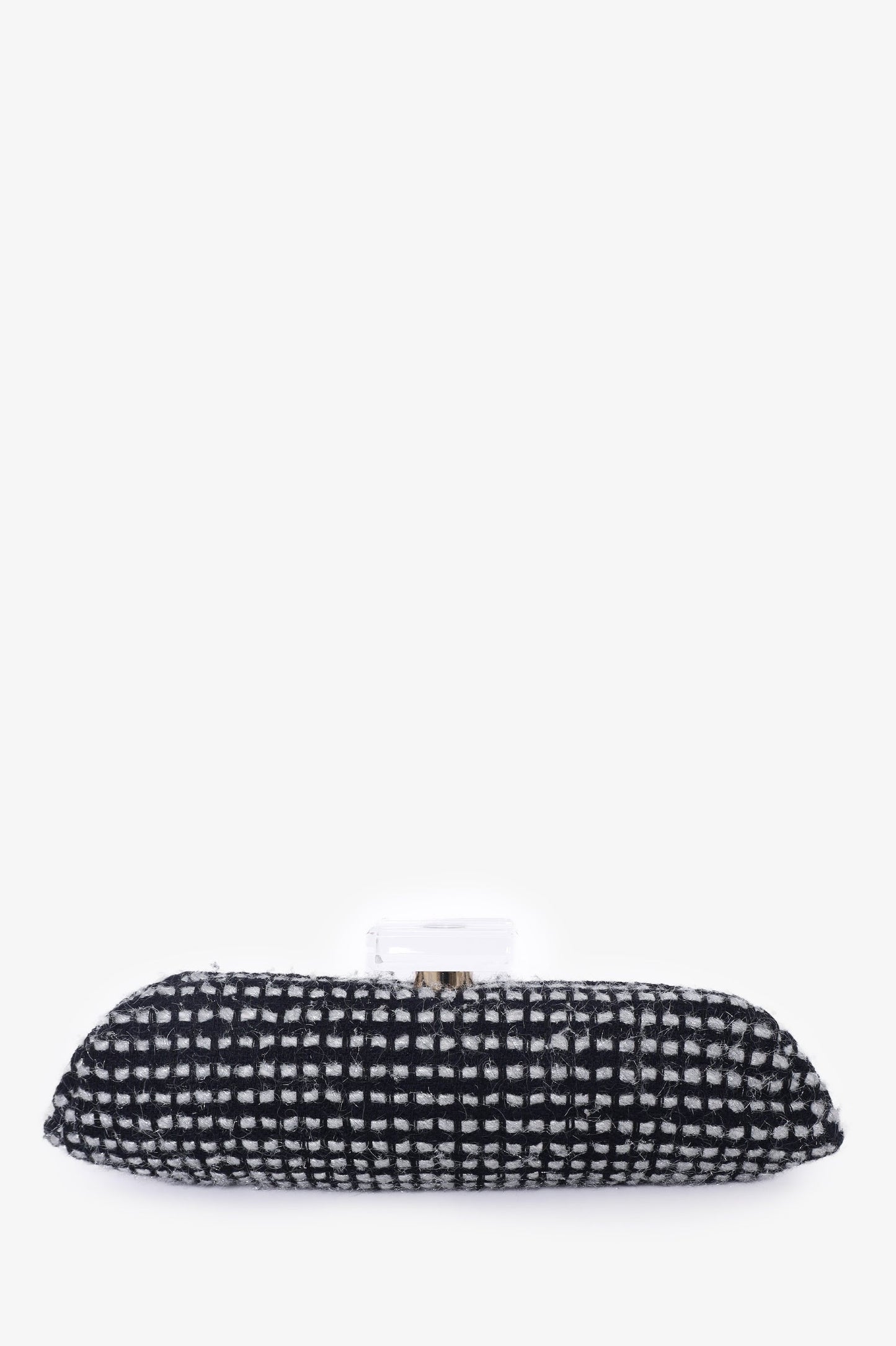 Chanel ™ 2002/03 Black/Silver Clutch Bag - Rovelle Bags