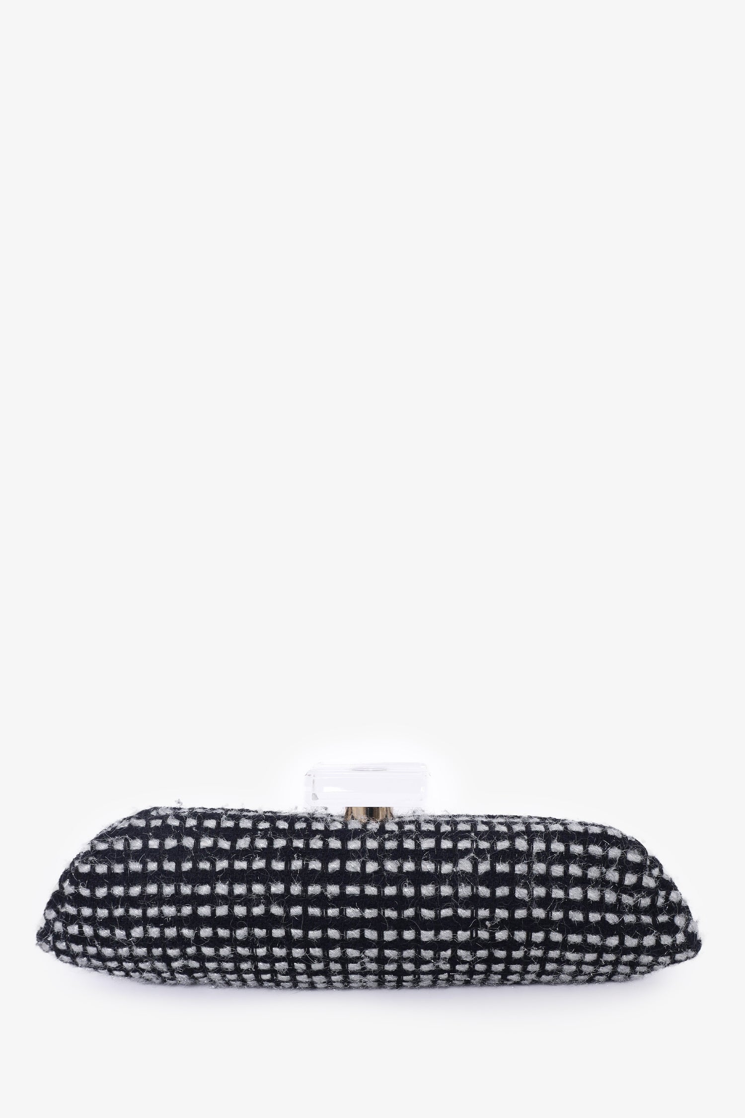 Chanel ™ 2002/03 Black/Silver Clutch Bag - Rovelle Bags