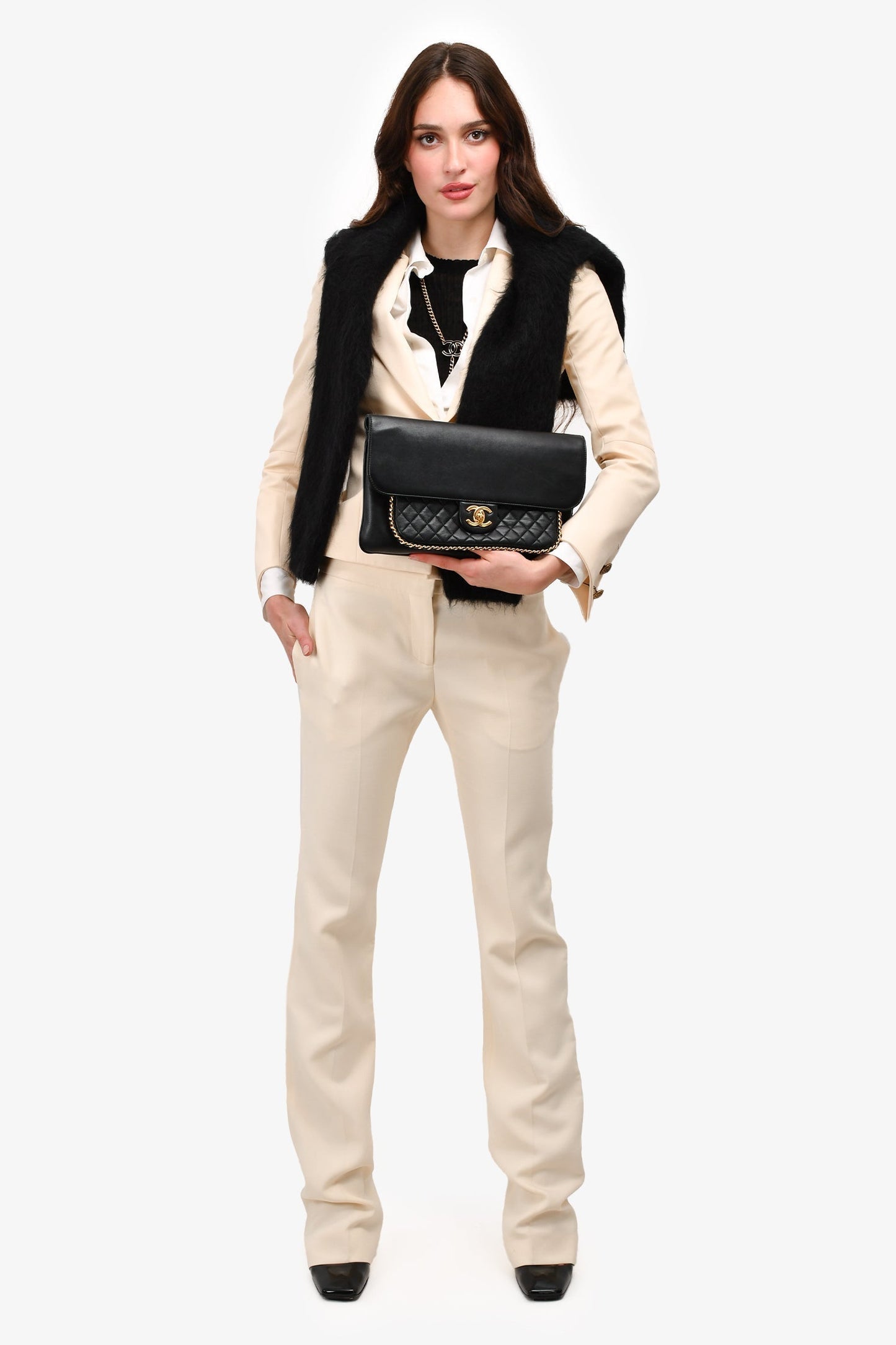 Chanel ™ 2017/18 Black Clutch Bag - Rovelle Bags