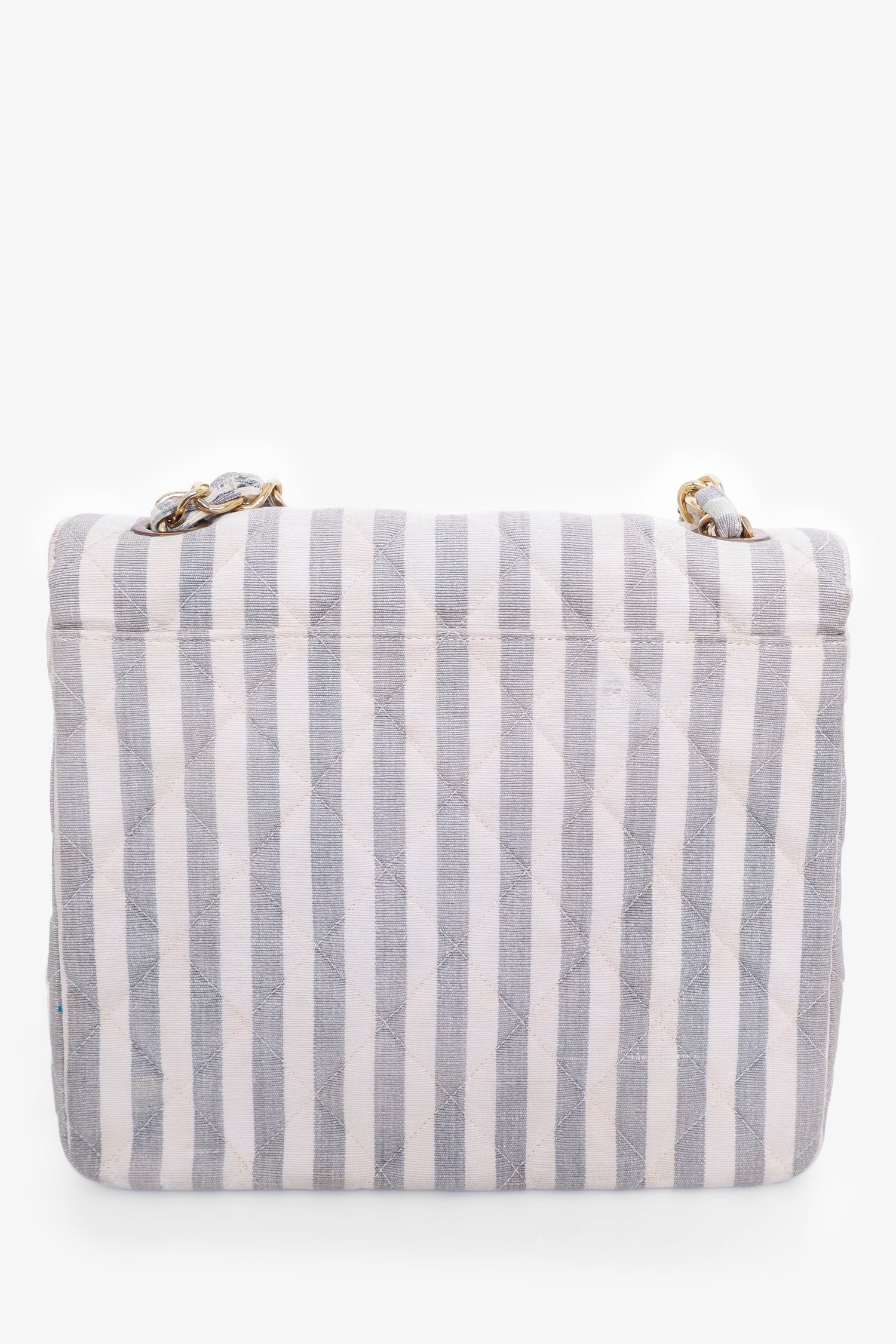 Chanel ™ 1994-96 Grey/White Shoulder Bag - Rovelle Bags