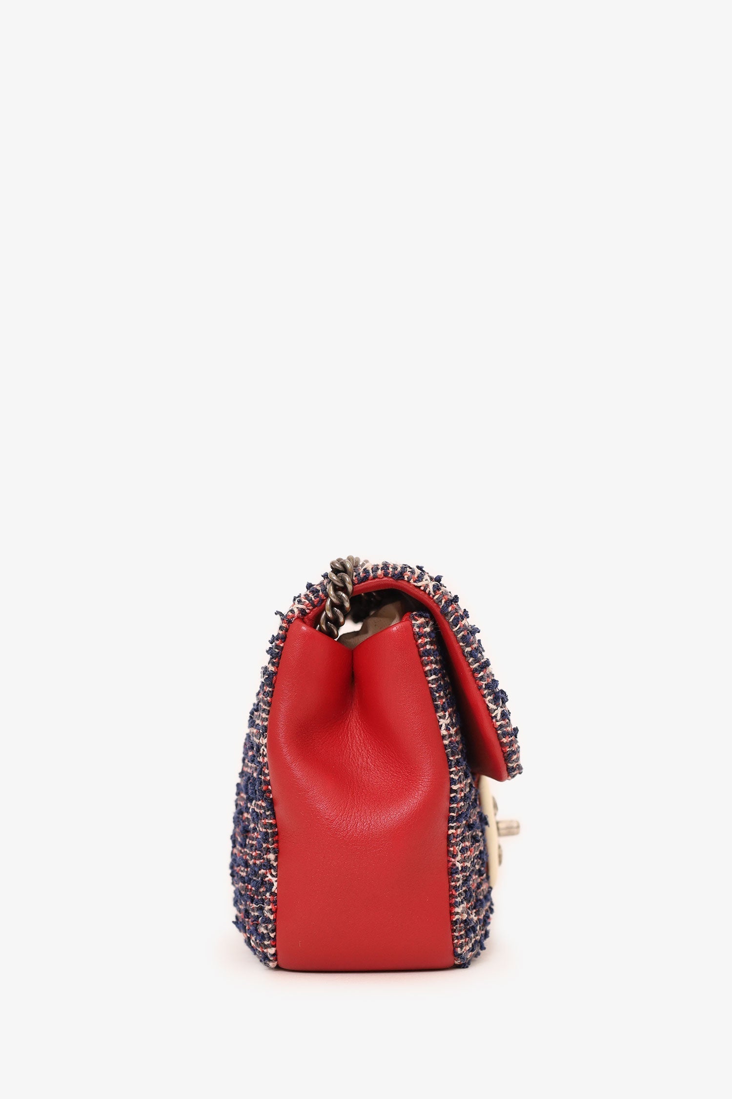 Chanel ™ 2016-17 Navy/Red Flap Bag - Rovelle Bags