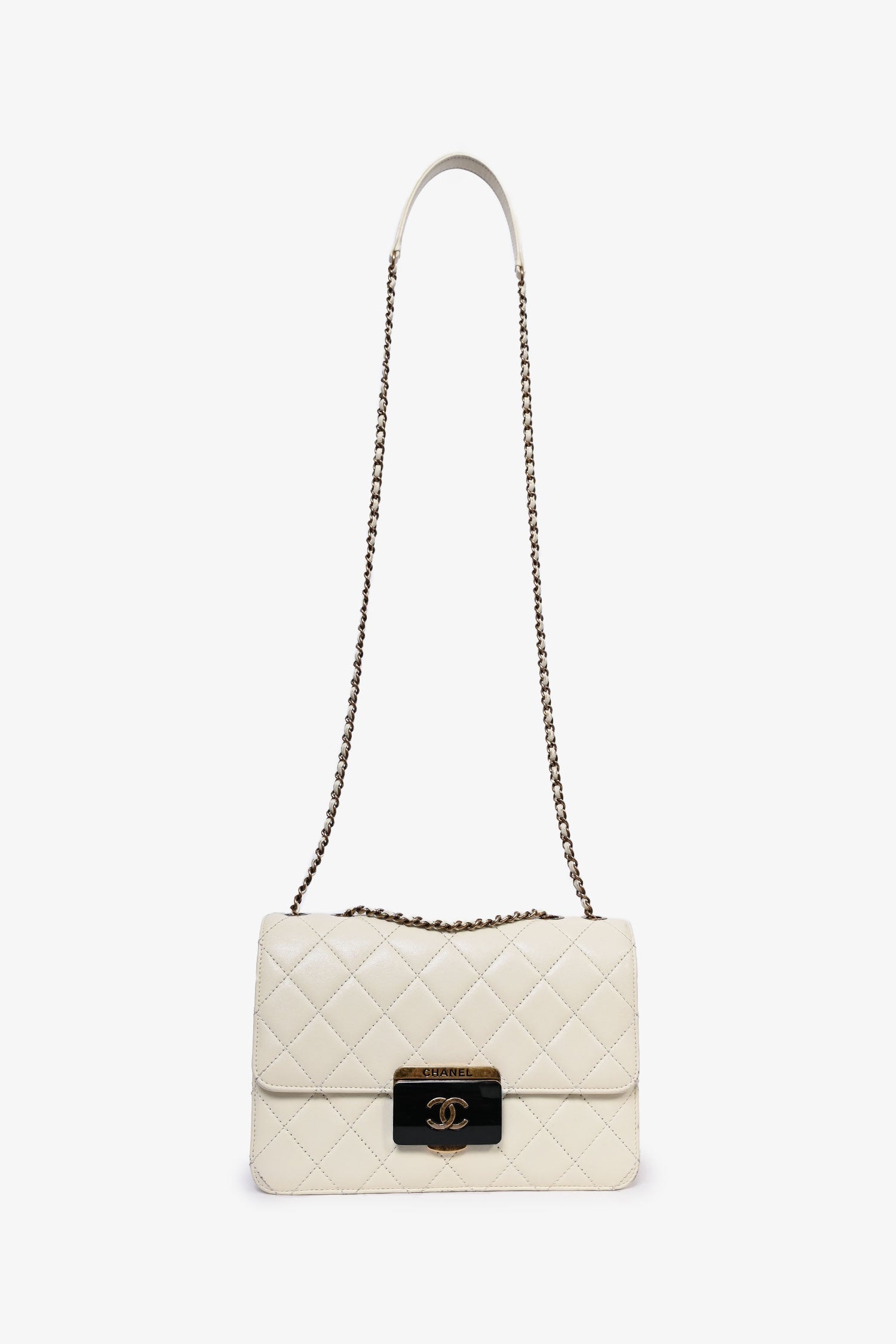Chanel ™ 2016 Cream Shoulder Bag - Rovelle Bags