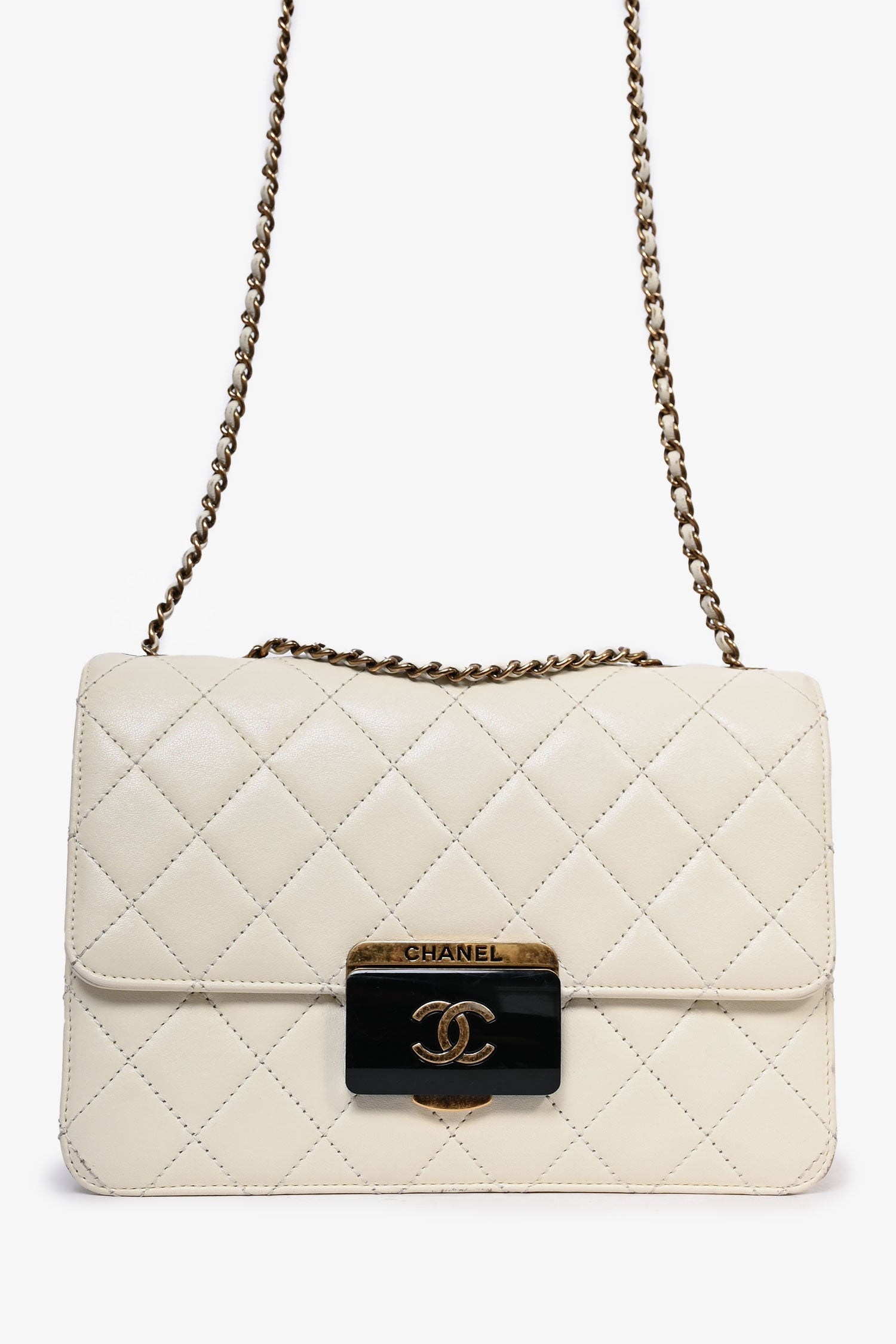 Chanel ™ 2016 Cream Shoulder Bag - Rovelle Bags