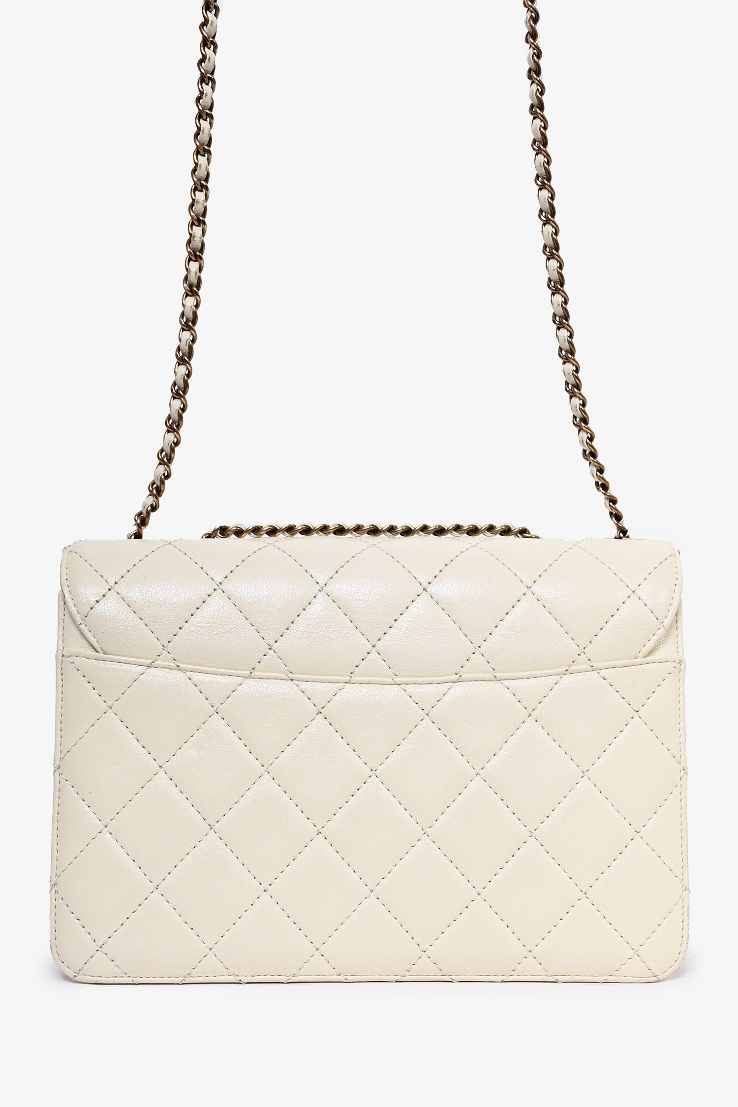 Chanel ™ 2016 Cream Shoulder Bag - Rovelle Bags